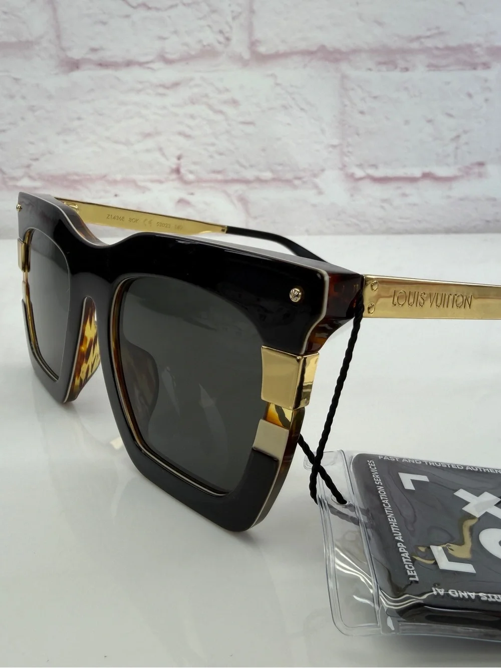 Louis Vuitton 1.1 Millionaires Sunglasses Z1436W Brown/Gold Tone